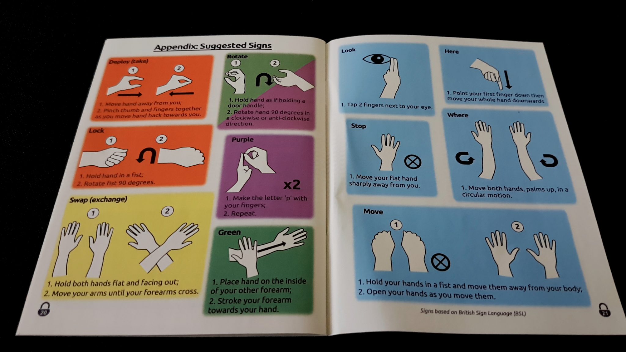 Assembly sign language
