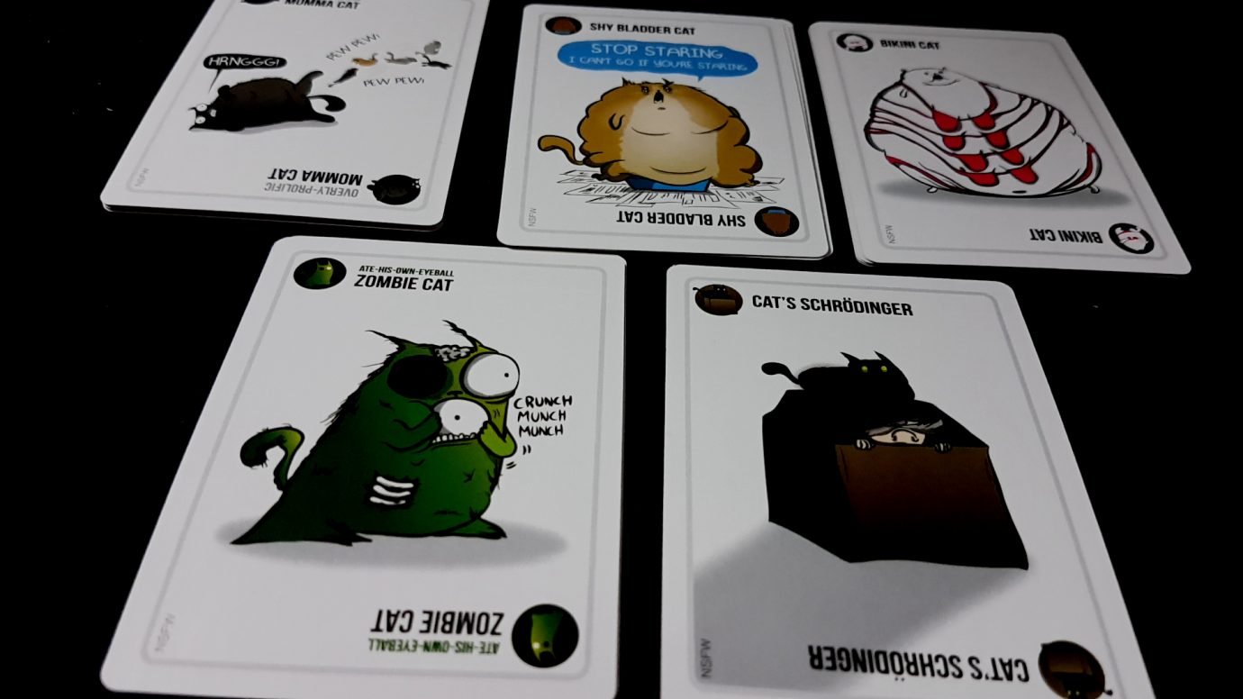 Exploding Kittens NSFW Card Deck Game Adults Only 